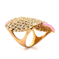 Etho Maria 18K Yellow Gold Asymmetrical Diamond Ring
