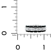 Etho Maria 18K White Gold Diamond and Black Ceramic Ring