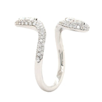Etho Maria 18K White Gold Marquise Cut Diamond Snake Ring