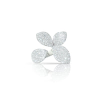 Pasquale Bruni 18K White Gold Pave Diamond Giardini Secreti Ring