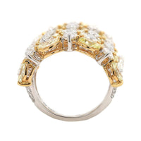 Etho Maria 18K Two-Tone Gold White and Yellow Marquise Diamond Ring