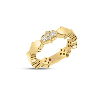 Roberto Coin 18K Yellow Gold Cobra Diamond Ring