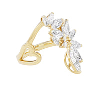 Emily P. Wheeler 18K Yellow Gold Flower Wrap Arashi Diamond Ring