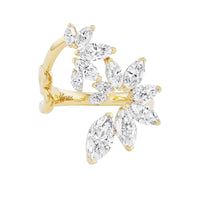 Emily P. Wheeler 18K Yellow Gold Flower Wrap Arashi Diamond Ring