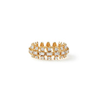 Fernando Jorge 18K Yellow Gold Baguette Diamond Vertex Ring