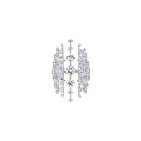 Fernando Jorge 18K White Gold Diamond High Disco Ring