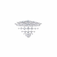 Fernando Jorge 18K White Gold Diamond High Disco Ring