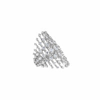 Fernando Jorge 18K White Gold Medium Diamond Disco Ring