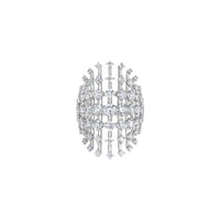Fernando Jorge 18K White Gold Medium Diamond Disco Ring