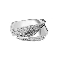 Eclat Jewels 18K White Gold Diamond Ring