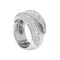 Eclat Jewels 18K White Gold Diamond Ring