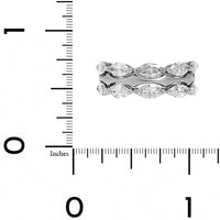 Etho Maria Platinum 3 Row Marquise Shaped Diamond Ring