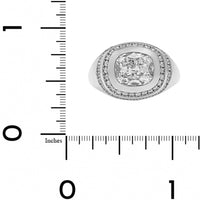 Eclat Jewels Platinum Cushion Shaped Diamond Ring