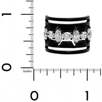 Etho Maria 18K White Gold, Platinum, and Black Rhodium Mixed Shape Diamond Ring