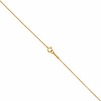 18K Yellow Gold Diamond Pendant Necklace