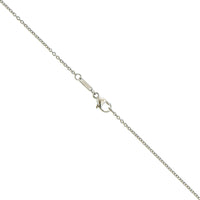 Platinum Ruby Heart Diamond Halo Necklace