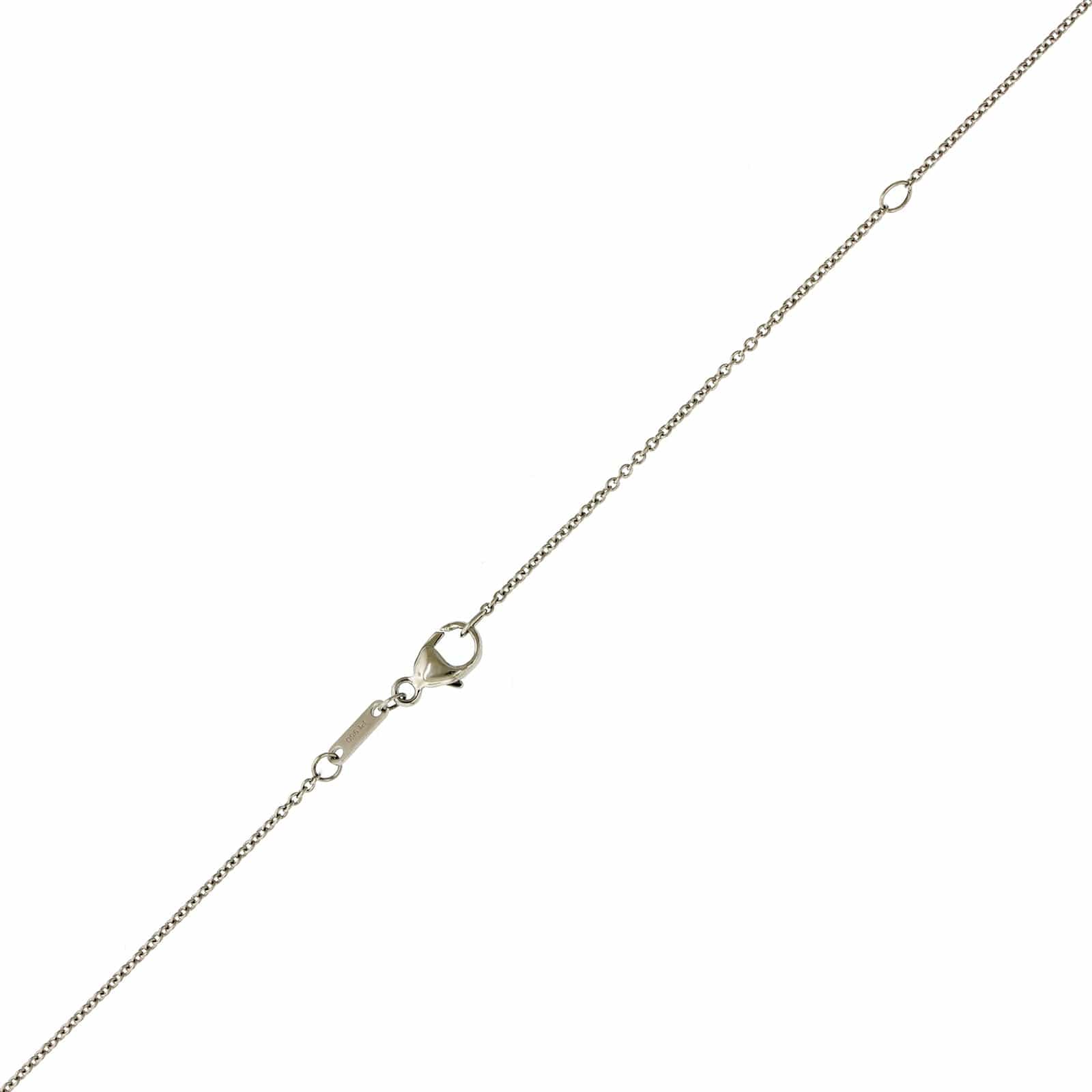 Platinum & 18K Yellow Gold Diamond Halo & Ruby Necklace
