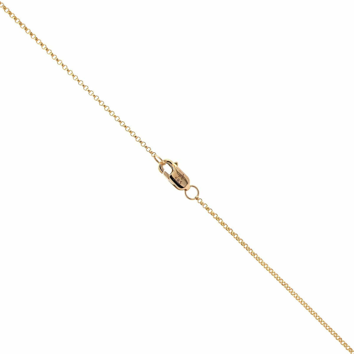 14K Yellow Gold Oval Ruby and Diamond Halo Necklace