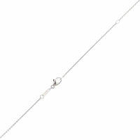 Platinum Diamond Halo and Round Ruby Necklace