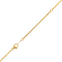 18K Yellow Gold and Platinum Cushion Shaped Ruby and Diamond Halo Necklace