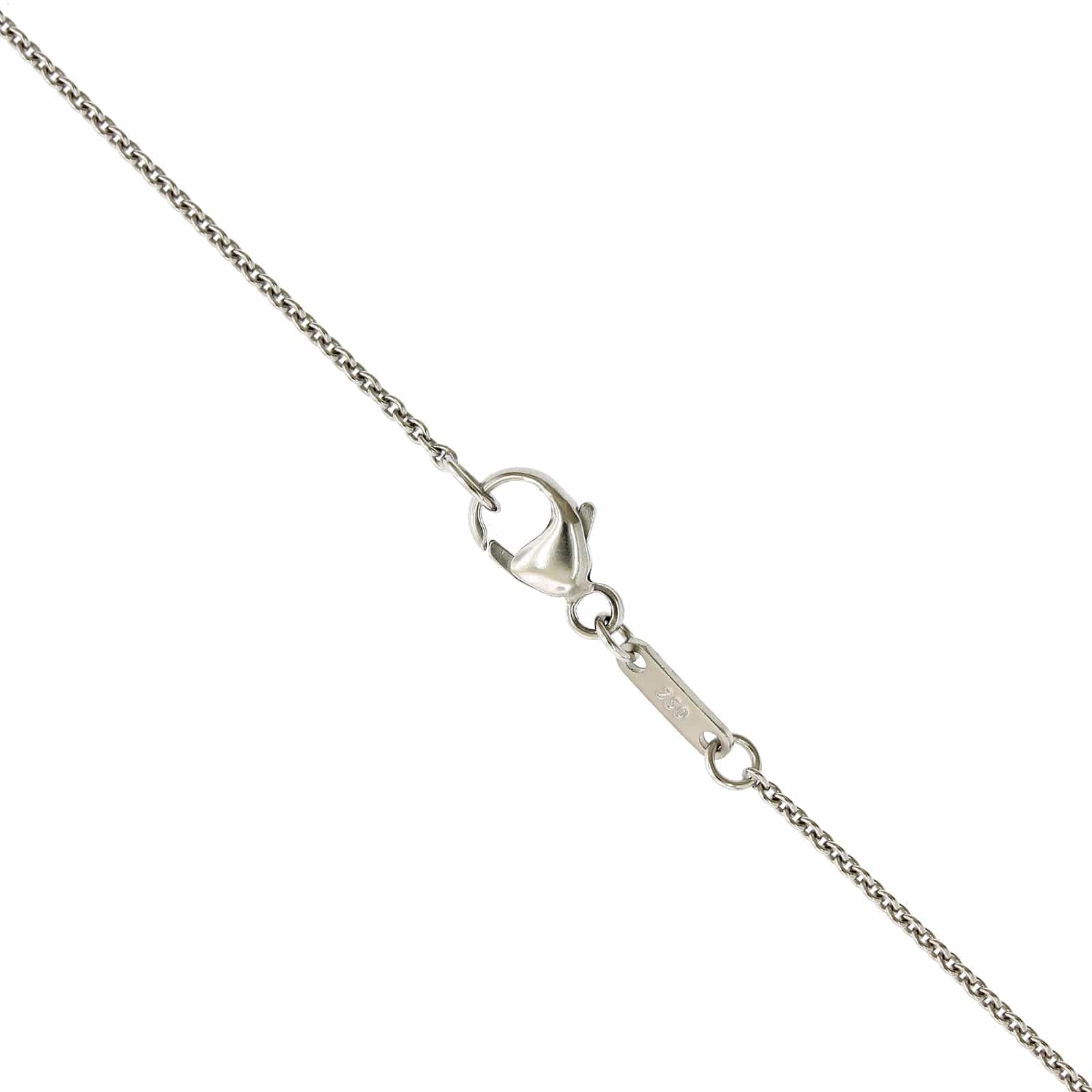 Platinum Sapphire Diamond Halo Pendant