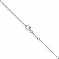 Platinum Blue Sapphire & Diamond Necklace
