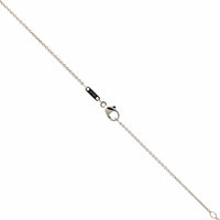 Platinum Blue Sapphire & Diamond Necklace