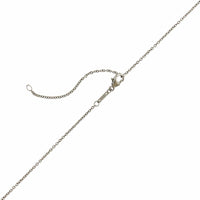 Platinum Sapphire and Diamond Pendant Necklace