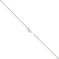 Platinum Cushion Sapphire and Diamond Pendant Necklace