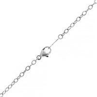 18K White Gold and Platinum Cushion Shaped Pink Sapphire and Diamond Halo Pendant Necklace