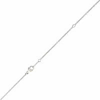 Platinum Pear Shaped Blue Sapphire and Diamond Pendant Necklace