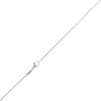 Platinum Cushion Cut Blue Sapphire and Diamond Halo Pendant Necklace