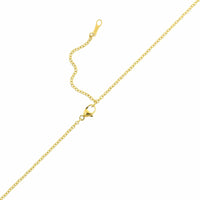 18K Yellow Gold and Platinum Octagonal Blue Sapphire and Diamond Halo Pendant Necklace