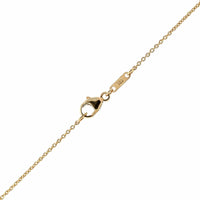 18K Yellow Gold and Platinum Round Shaped Sapphire and Diamond Halo Necklace