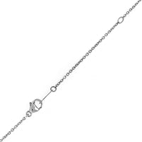 Platinum Pear Shaped Pink Sapphire and Diamond Pendant Necklace