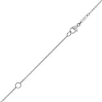 Platinum Pear Shaped Blue Sapphire and Diamond Pendant Necklace