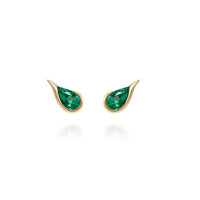 Fernando Jorge 18K Yellow Gold and Emerald Ignite Studs