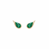Fernando Jorge 18K Yellow Gold and Emerald Ignite Studs