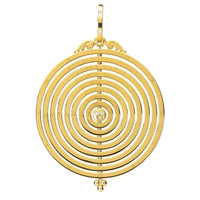 Temple St. Clair 18K Yellow Gold Sapphire and Diamond 8 Ring Tolomeo Pendant