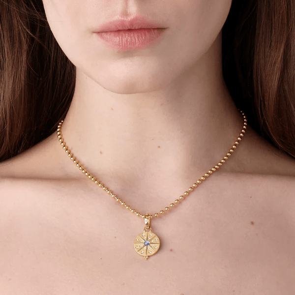 Temple St. Clair 18K Yellow Gold Sole Mandala Pendant