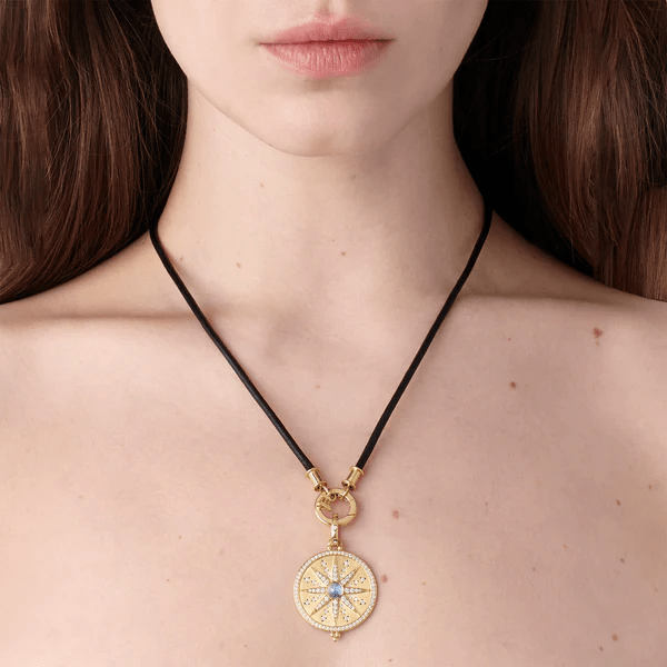Temple St. Clair 18K Yellow Gold Sole Mandala Pendant