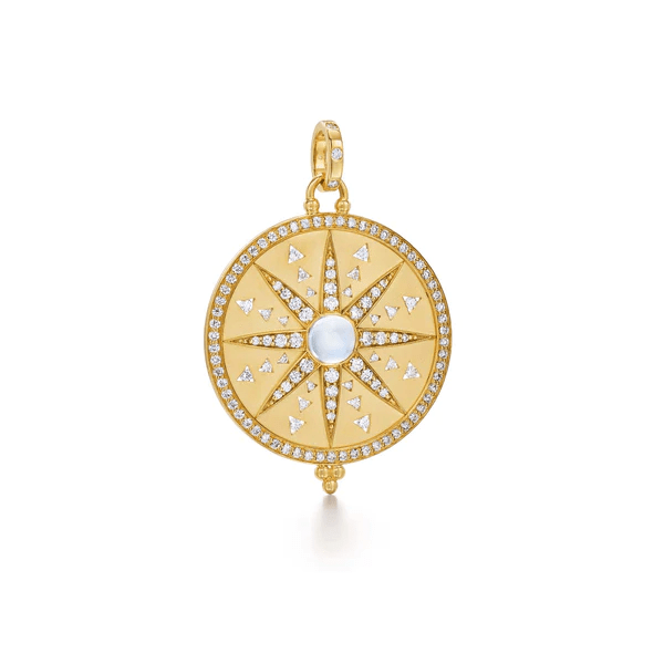 Temple St. Clair 18K Yellow Gold Sole Mandala Pendant