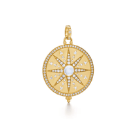 Temple St. Clair 18K Yellow Gold Sole Mandala Pendant