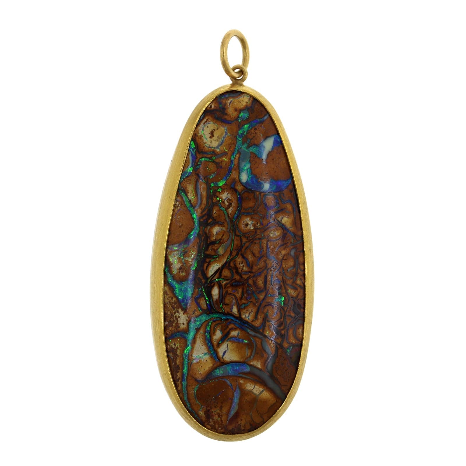 Mallary Marks 22K Yellow Gold Yowah Opal Pendant
