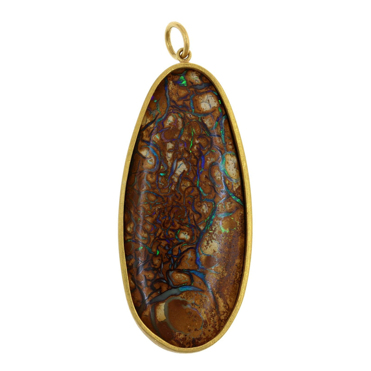 Mallary Marks 22K Yellow Gold Yowah Opal Pendant