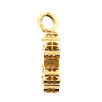 Lauren Rubinski 14K Yellow Gold Wish Clover Diamond Pendant