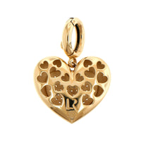 Lauren Rubinski 14K Yellow Gold Paulette Baby Diamond Heart Pendant