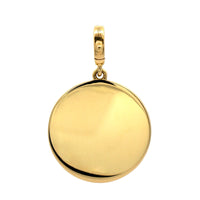 Penny Preville 18K Yellow Gold Round Medallion Diamond Pendant