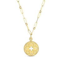 Roberto Coin 18K Yellow Gold Venetian Princess Diamond Pendant