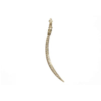 Armenta 18K Yellow Gold and Diamond Sueno Curved Large Horn Enhancer